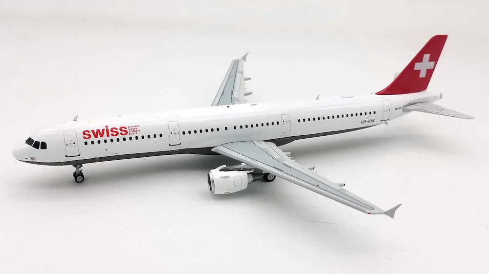 JFox 1:200 JF-A321-019 Swiss Airlines Airbus A321 HB-IOK – MTS Aviation  Models