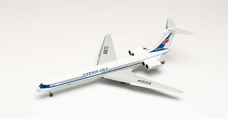 Herpa 571524 1:200 Aeroflot Ilyushin IL-62M Le-Bourget