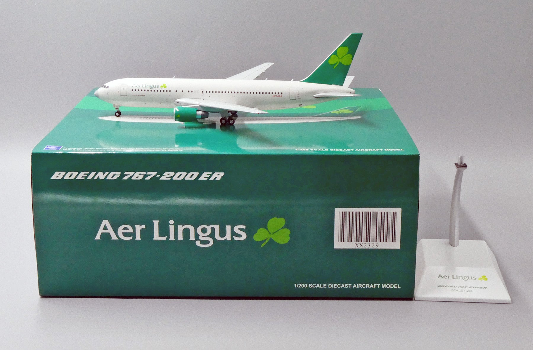 JC Wings XX2329 1:200 Aer Lingus Boeing 767-200ER N234AX