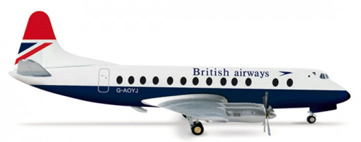 Herpa Wings HE554053 1:200 British Airways Vickers Viscount 800