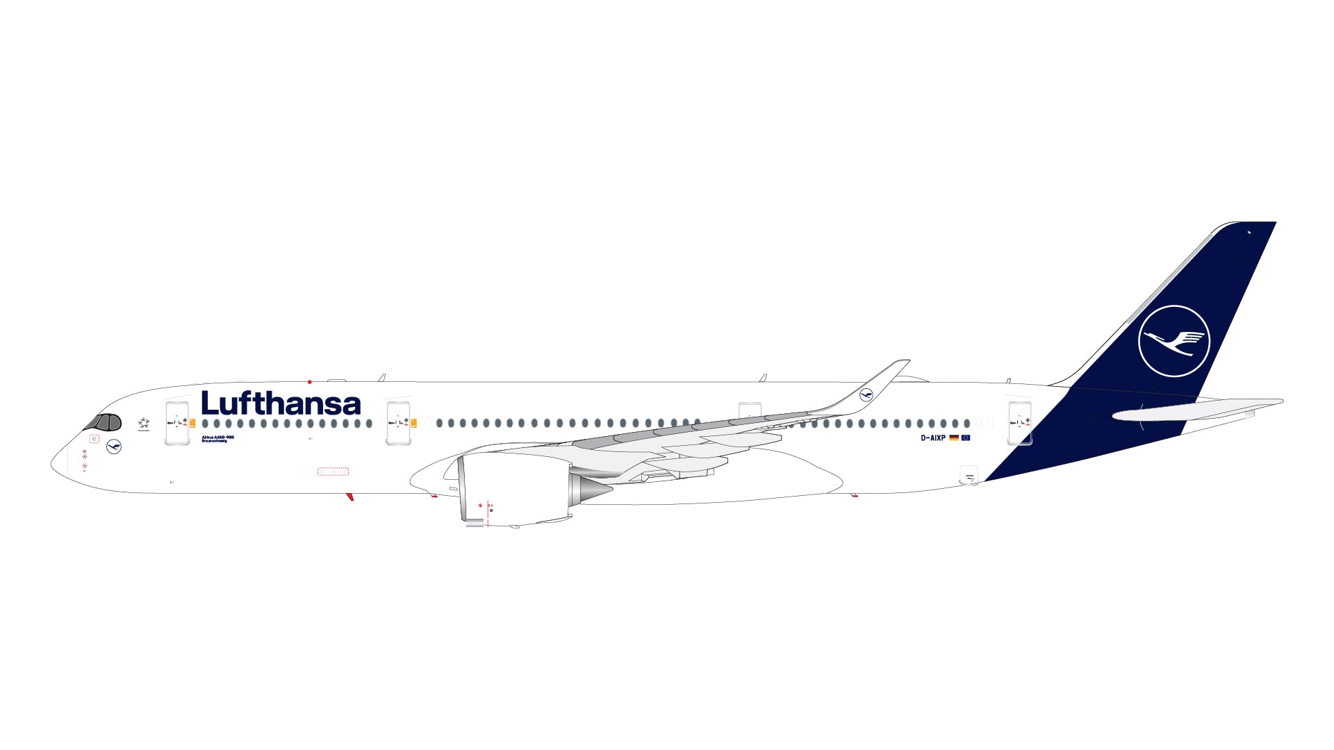 Pre-Order Gemini Jets G2DLH1057 1:200 Lufthansa Airbus A350-900