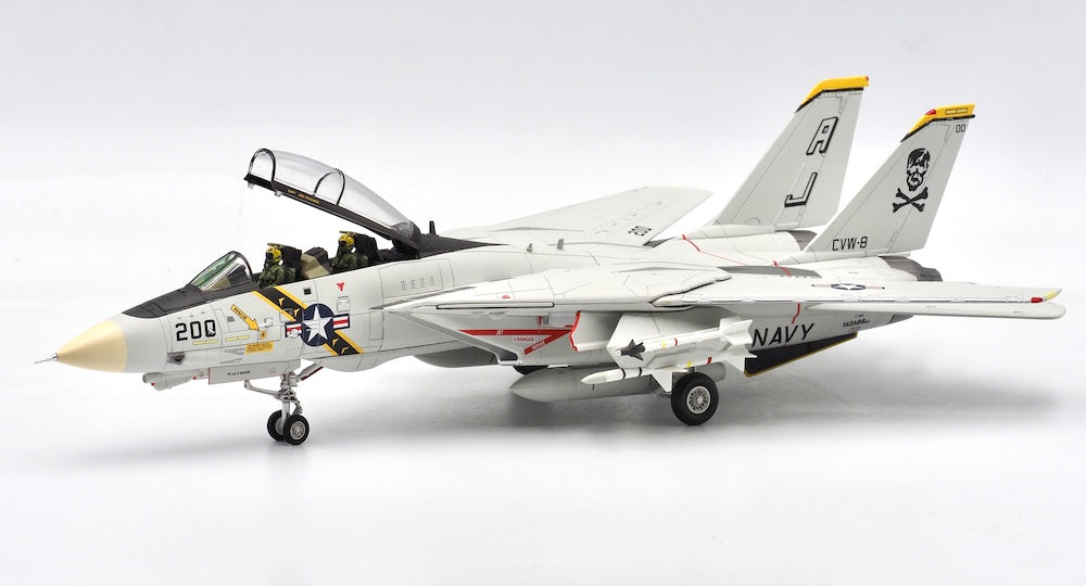 Calibre Wings CA72JR04 1:72 F-14A Tomcat US Navy VF-84 Jolly Rogers, AJ200,  USS Nimitz, 1987