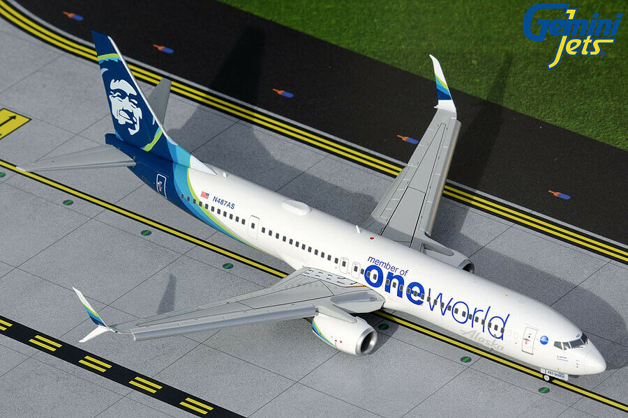 Gemini Jets G2ASA1015F 1:200 Alaska One World Boeing 737-900 (Flaps Down)