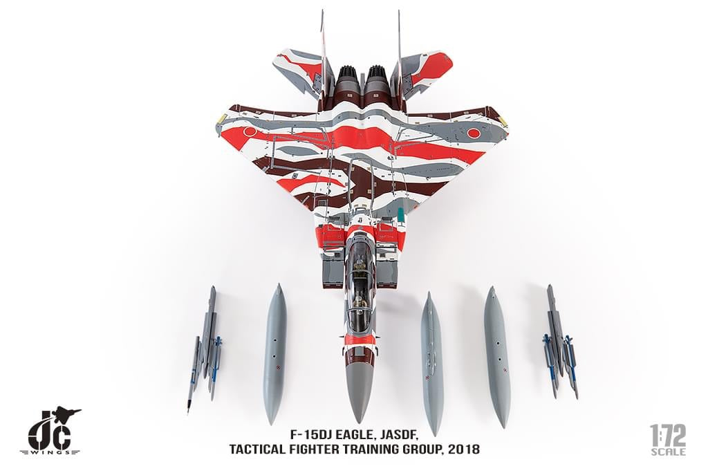 Pre-Order JC Wings JCW-72-F15-024 1:72 F-15DJ Eagle JASDF, Tactical Fighter Training Group, 2018