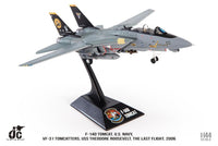 JC Wings JCW-144-F14-006 1:144 F-14D Tomcat U.S. NAVY, VF-31 Tomcatters, The Last Flight, 2006