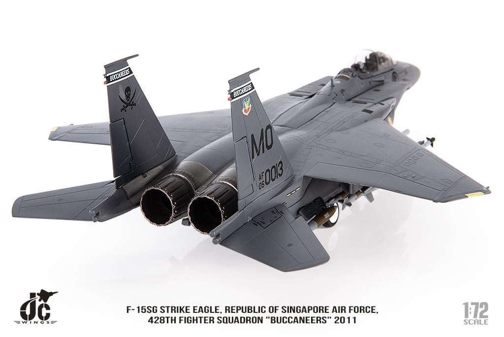 Pre-Order JC Wings JCW-72-F15-025 1:72 F-15SG Strike Eagle Republic of Singapore Air Force, 428th Fighter Squadron "Buccaneers" 2011