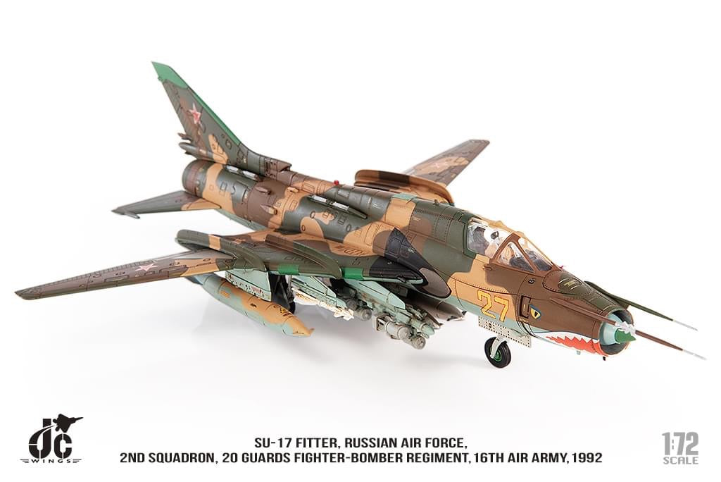 Pre-Order JC Wings JCW-72-SU20-003 1:72 SU-17 Fitter Russian Air Force, 20 Guards Fighter-Bomber Regiment, 16th Air Army, 1992