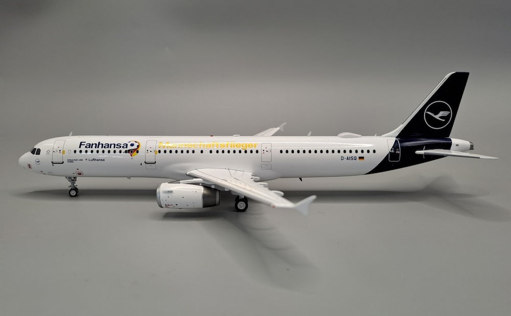 JFox JF-A321-024 1:200 Lufthansa Airbus A321-231 "Fanhansa Mannschaftsflieger"