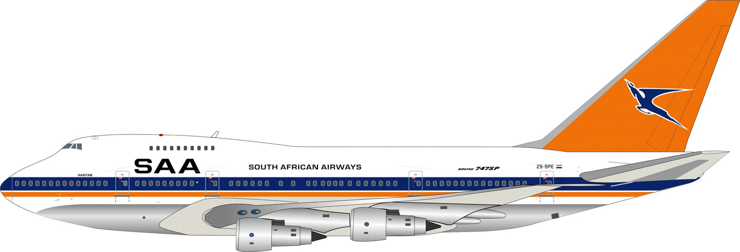 InFlight IF747SP1015P 1:200 South African Airlines Boeing 747SP ZS-SPE