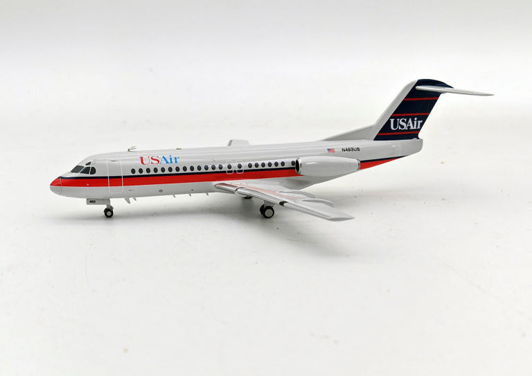 InFlight200 IF28US0319 USAir Fokker F-28-4000 Fellowship N493US