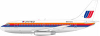 Pre-Order InFlight200 IF732US1224P 1:200 United Airlines 737-200 N9051U