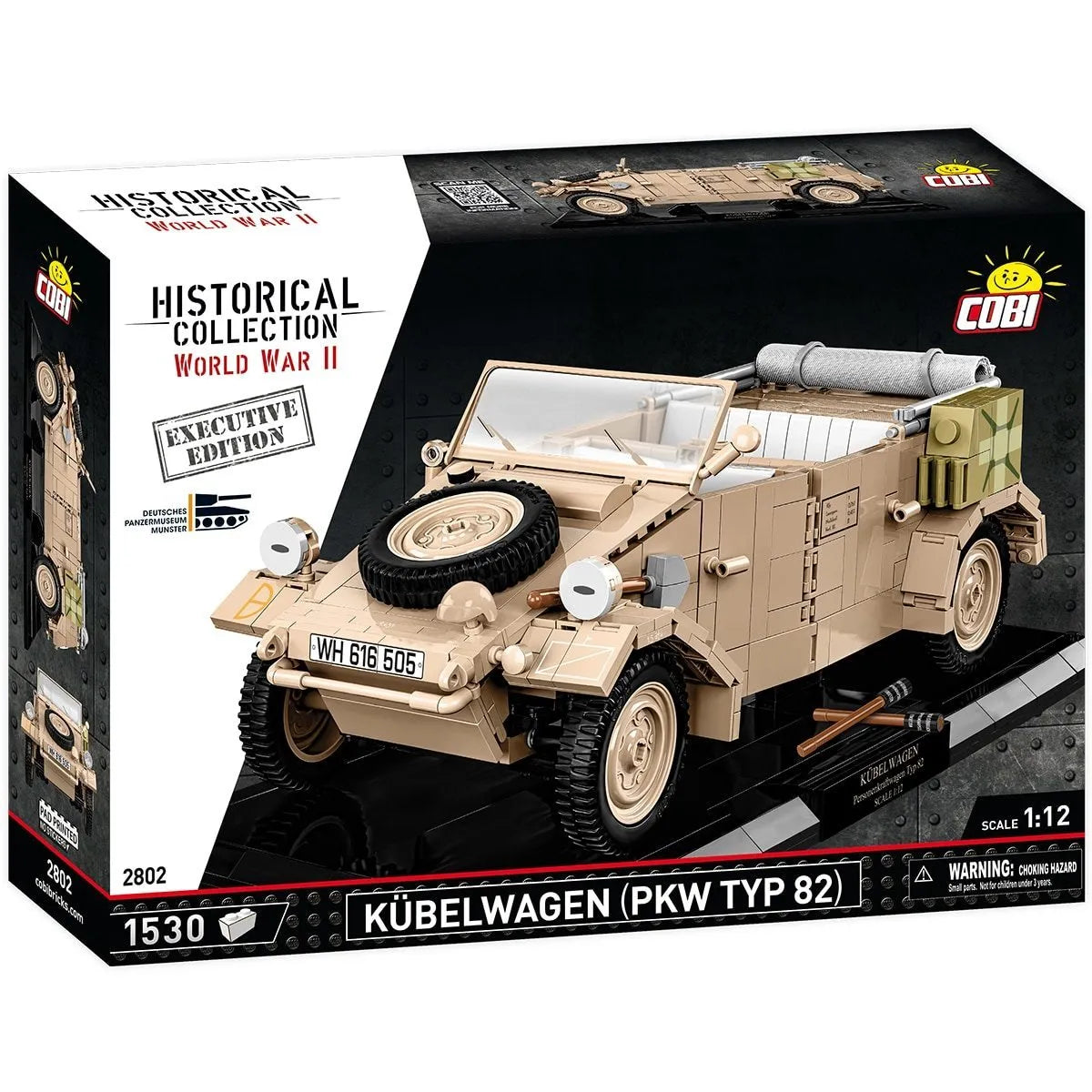 Cobi 2802 WWII Kübelwagen (PKW Typ 82) - Executive Edition