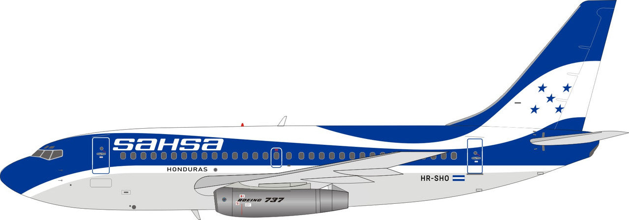 *El Aviador EAVSHO 1:200 SAHSA Boeing HR-SHO 737-200 – MTS Aviation Models