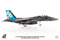 Pre-Order JC Wings JCW-72-F15-031 1:72 F-15SG Strike Eagle Republic of Singapore Air Force, 55th Anniversary Edition, 2023