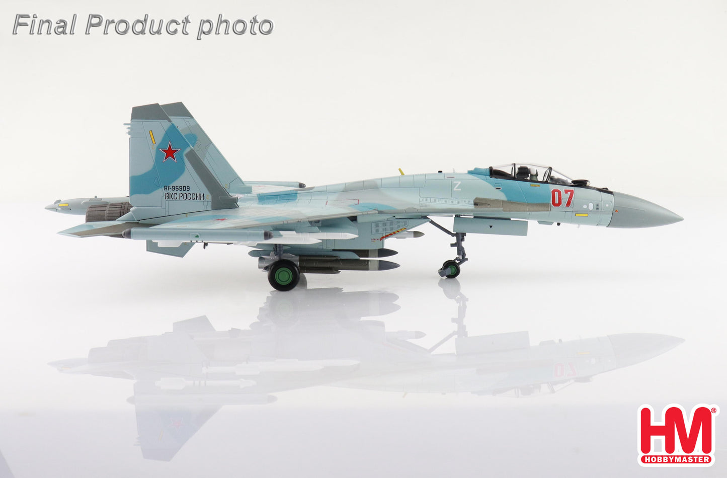 Hobby Master HA5715 1:72 Su-35S Flanker E Red 07/RF-95909, Russian Air Force, Syria 2023 (with “Khibiny” ECM pods)