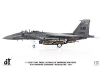 Pre-Order JC Wings JCW-72-F15-025 1:72 F-15SG Strike Eagle Republic of Singapore Air Force, 428th Fighter Squadron "Buccaneers" 2011