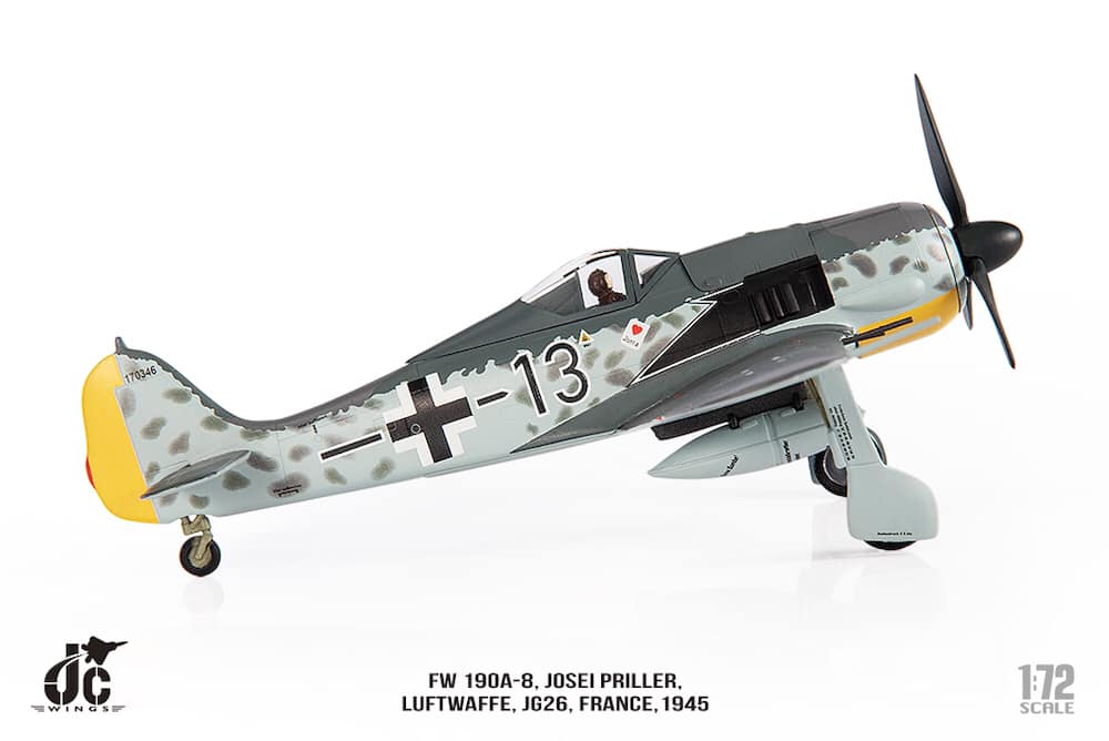 Pre-Order JC Wings Military JCW-72-FW190-003 1:72 FW 190A-8 Luftwaffe, JG26, France, 1945