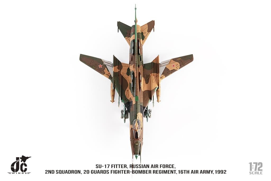 Pre-Order JC Wings JCW-72-SU20-003 1:72 SU-17 Fitter Russian Air Force, 20 Guards Fighter-Bomber Regiment, 16th Air Army, 1992