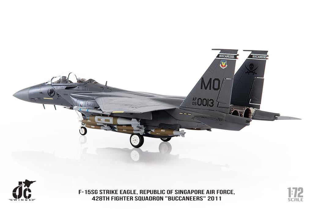 Pre-Order JC Wings JCW-72-F15-025 1:72 F-15SG Strike Eagle Republic of  Singapore Air Force, 428th Fighter Squadron 