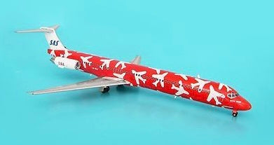 InFlight IFMD82001 1:200 SAS (Red) DC-9-82 LN-RLE