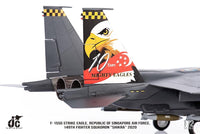 Pre-Order JC Wings JCW-72-F15-026 1:72 F-15SG Strike Eagle Republic of Singapore Air Force, 149th Fighter Squadron "Shikra" 2020