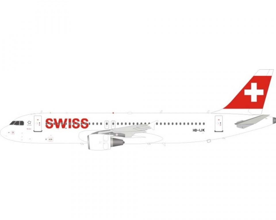 Jfox JF-A320-028 1:200 A320-200 Swiss Air HB-IJK