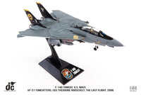 JC Wings JCW-144-F14-006 1:144 F-14D Tomcat U.S. NAVY, VF-31 Tomcatters, The Last Flight, 2006