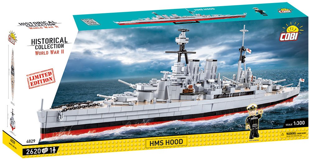 COBI 4829 HMS Hood Battlecruiser Royal Navy Limited Edition