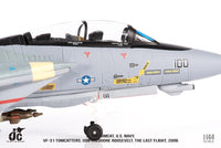 JC Wings JCW-144-F14-006 1:144 F-14D Tomcat U.S. NAVY, VF-31 Tomcatters, The Last Flight, 2006