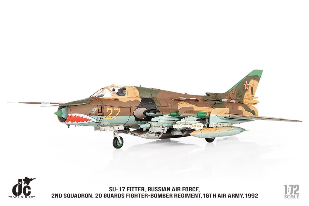 Pre-Order JC Wings JCW-72-SU20-003 1:72 SU-17 Fitter Russian Air Force, 20 Guards Fighter-Bomber Regiment, 16th Air Army, 1992