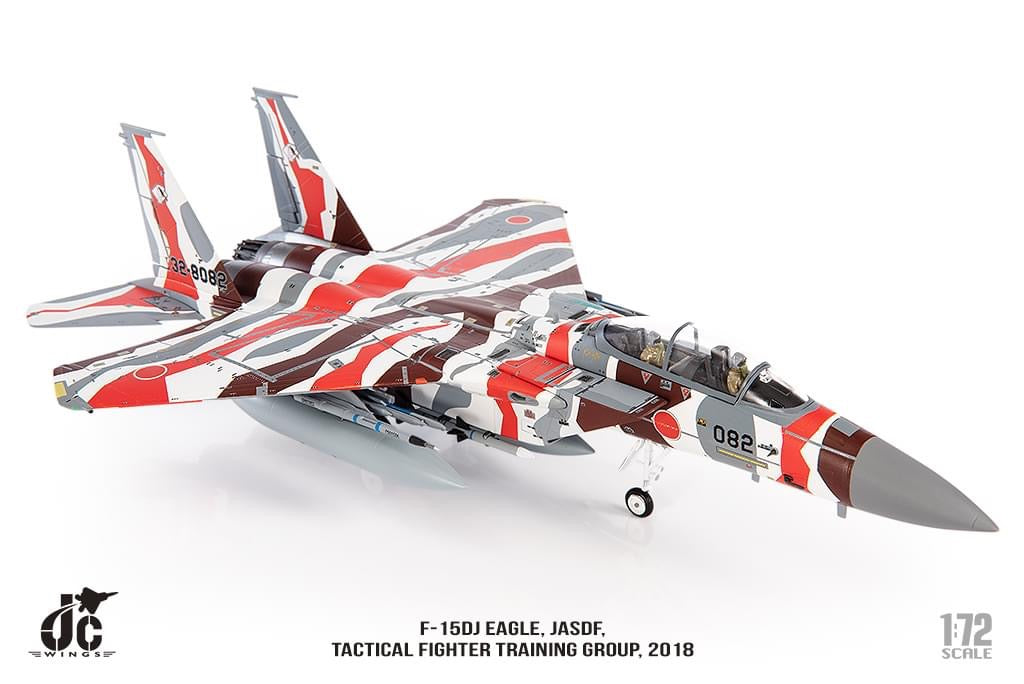 Pre-Order JC Wings JCW-72-F15-024 1:72 F-15DJ Eagle JASDF, Tactical Fighter Training Group, 2018