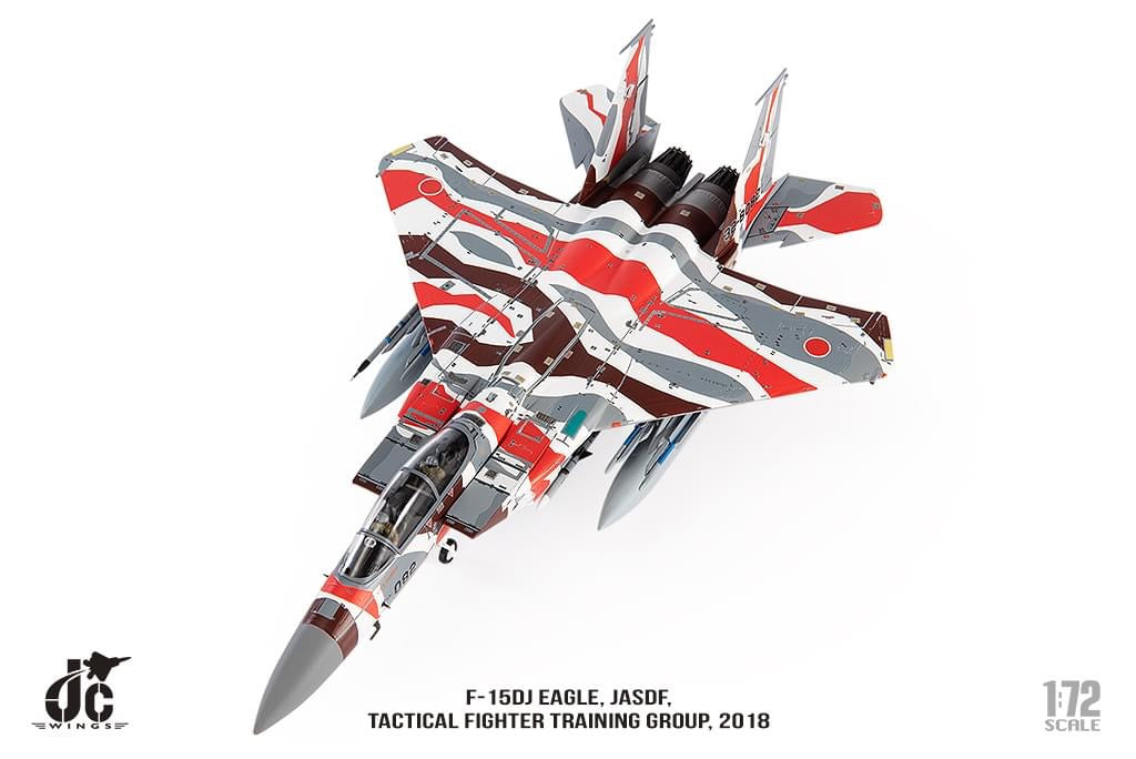 Pre-Order JC Wings JCW-72-F15-024 1:72 F-15DJ Eagle JASDF, Tactical Fighter Training Group, 2018