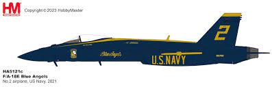 Hobby Master HA5121C 1:72 F/A-18E Super Hornet Blue Angels, No.2 airplane, US Navy, 2021