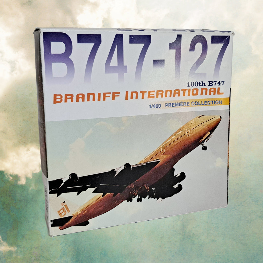 Dragon Boeing 747-100 1:400 Braniff International N601BF "100th 747"