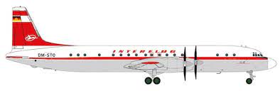 Herpa Wings 572873 1:200 Interflug Ilyushin IL-18