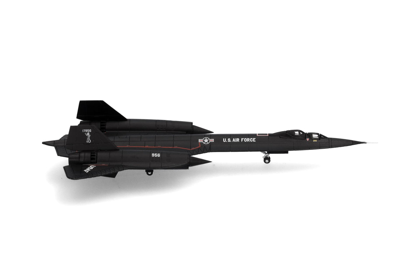 Herpa Wings 573290 1:200 USAF SR-71B Blackbird 9th SRW, Beale Air Base "Gumby" 61-7956