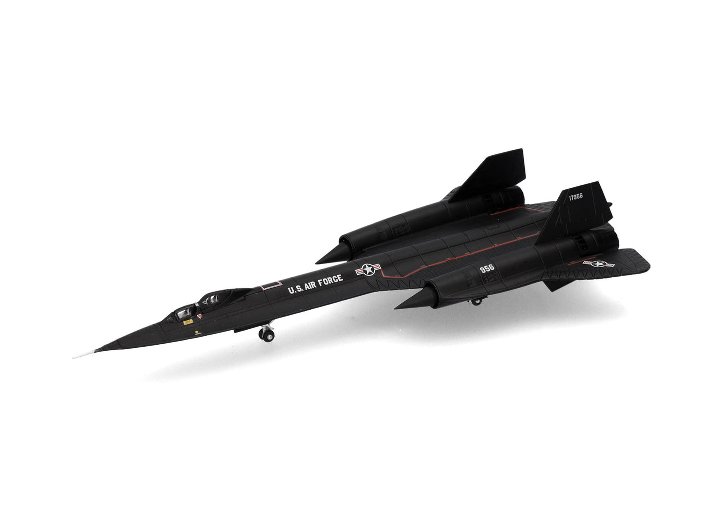 Herpa Wings 573290 1:200 USAF SR-71B Blackbird 9th SRW, Beale Air Base "Gumby" 61-7956