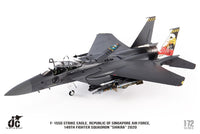 Pre-Order JC Wings JCW-72-F15-026 1:72 F-15SG Strike Eagle Republic of Singapore Air Force, 149th Fighter Squadron "Shikra" 2020