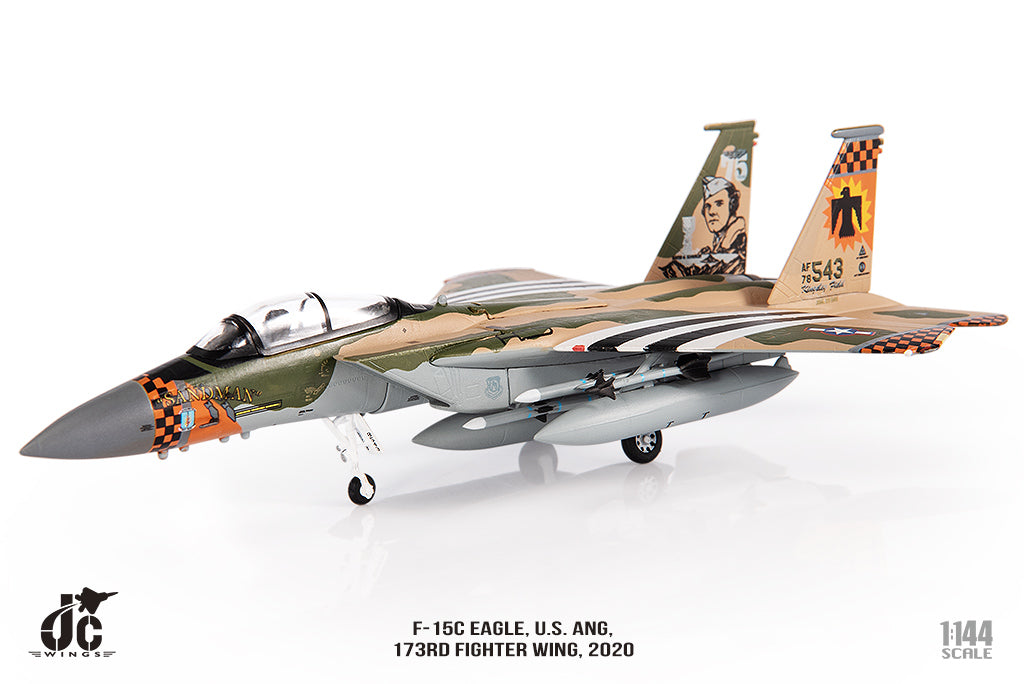 JC Wings JCW-144-F15-005 1:144 F-15C Eagle USAF 173RD Fighter Wing, 2020