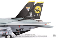 JC Wings JCW-144-F14-006 1:144 F-14D Tomcat U.S. NAVY, VF-31 Tomcatters, The Last Flight, 2006