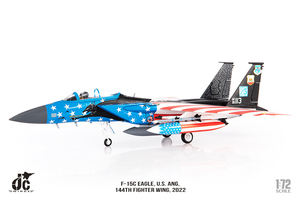 JC Wings JCW-72-F15-029 F-15C Eagle U.S. ANG, 144th Fighter Wing, 2022