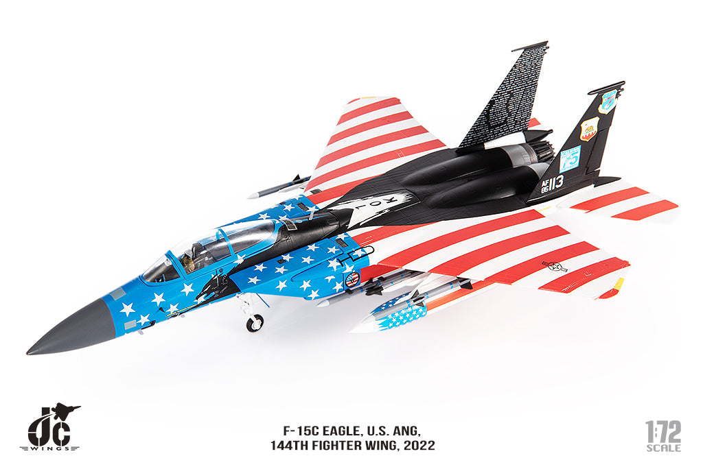 JC Wings JCW-72-F15-029 F-15C Eagle U.S. ANG, 144th Fighter Wing, 2022