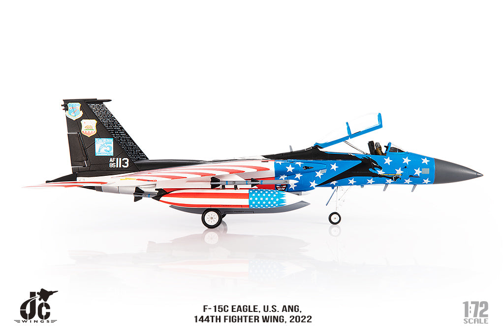 JC Wings JCW-72-F15-029 F-15C Eagle U.S. ANG, 144th Fighter Wing, 2022