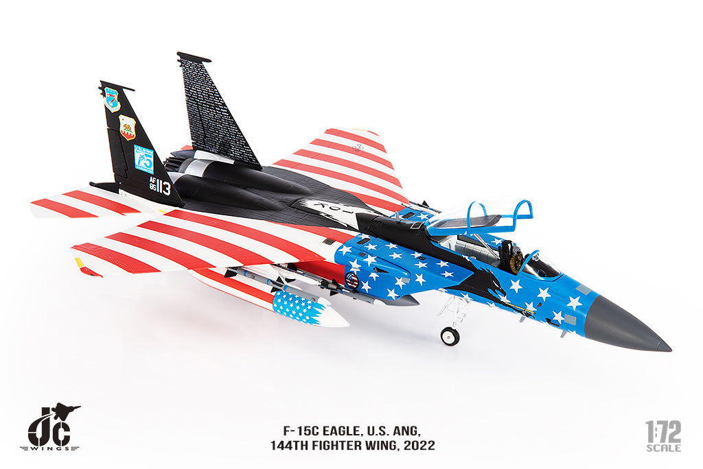 JC Wings JCW-72-F15-029 F-15C Eagle U.S. ANG, 144th Fighter Wing, 2022