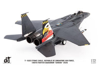 Pre-Order JC Wings JCW-72-F15-026 1:72 F-15SG Strike Eagle Republic of Singapore Air Force, 149th Fighter Squadron "Shikra" 2020