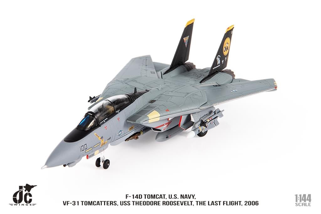 Pre-Order JC Wings JCW-144-F14-006 1:144 F-14D Tomcat U.S. NAVY, VF-31  Tomcatters, The Last Flight, 2006