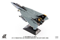 JC Wings JCW-144-F14-006 1:144 F-14D Tomcat U.S. NAVY, VF-31 Tomcatters, The Last Flight, 2006