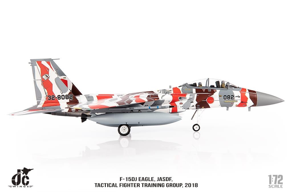 Pre-Order JC Wings JCW-72-F15-024 1:72 F-15DJ Eagle JASDF, Tactical Fighter Training Group, 2018