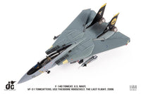 JC Wings JCW-144-F14-006 1:144 F-14D Tomcat U.S. NAVY, VF-31 Tomcatters, The Last Flight, 2006