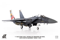 Pre-Order JC Wings JCW-72-F15-026 1:72 F-15SG Strike Eagle Republic of Singapore Air Force, 149th Fighter Squadron "Shikra" 2020